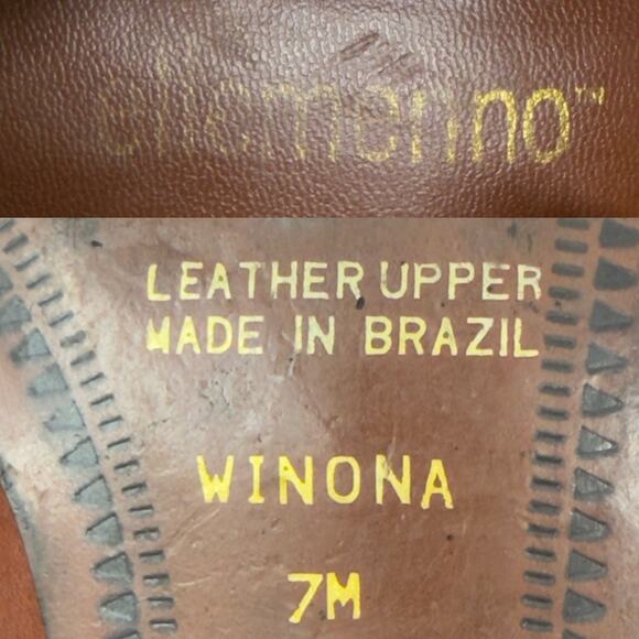 Vintage 90s Ellemenno Winona Western Booties Womens size 7 M Leather Shoes - Picture 14 of 16